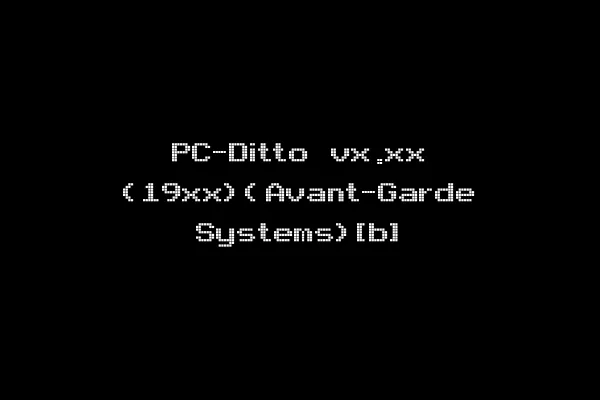 PC-Ditto vx.xx (19xx)(Avant-Garde Systems)[b]