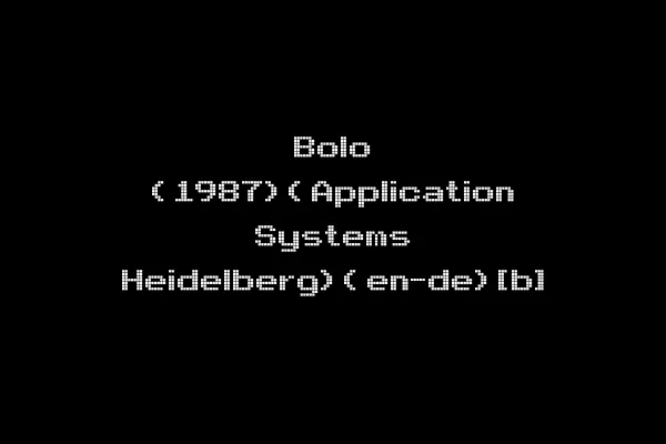 Bolo (1987)(Application Systems Heidelberg)(en-de)[b]