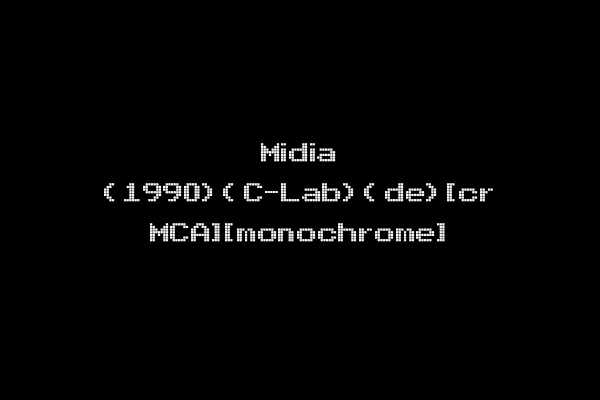 Midia (1990)(C-Lab)(de)[cr MCA][monochrome]