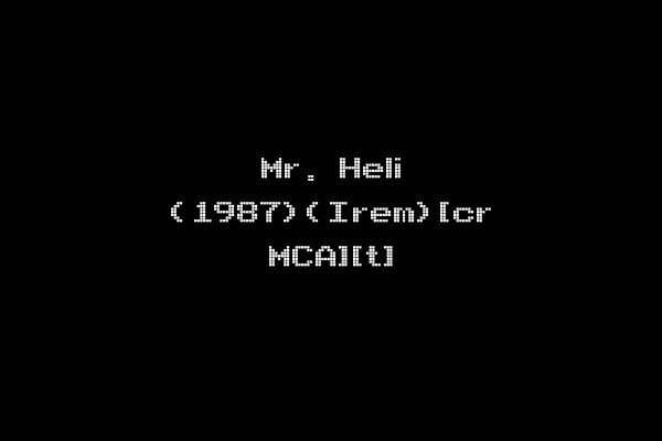 Mr. Heli (1987)(Irem)[cr MCA][t]
