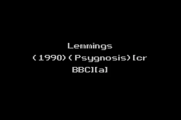 Lemmings (1990)(Psygnosis)[cr BBC][a]