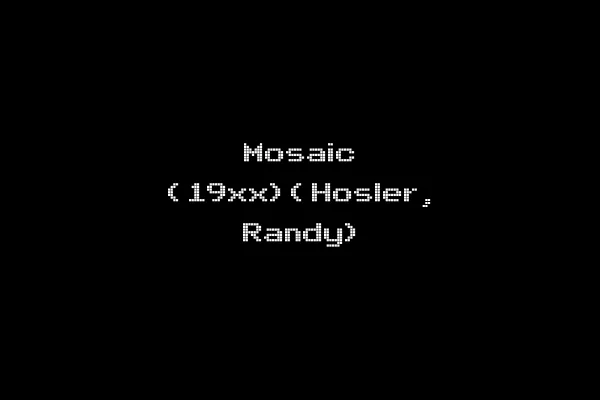 Mosaic (19xx)(Hosler, Randy)