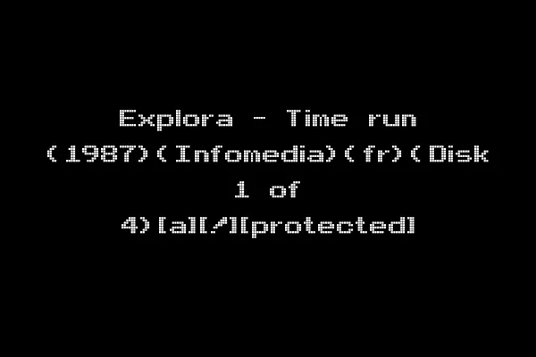 Explora - Time run (1987)(Infomedia)(fr)(Disk 1 of 4)[a][!][protected]