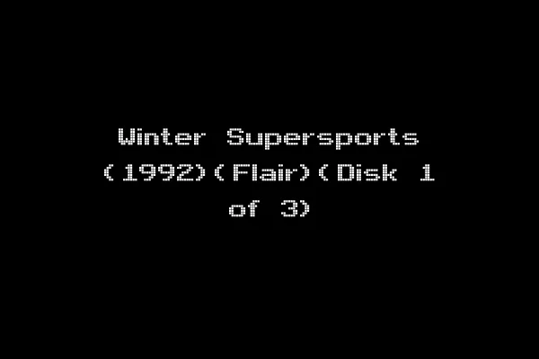 Winter Supersports (1992)(Flair)(Disk 1 of 3)