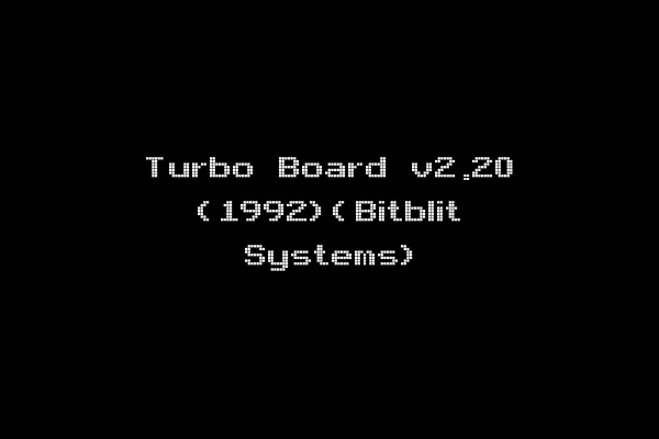 Turbo Board v2.20 (1992)(Bitblit Systems)