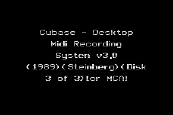 Cubase - Desktop Midi Recording System v3.0 (1989)(Steinberg)(Disk 3 of 3)[cr MCA]