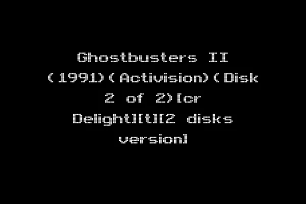 Ghostbusters II (1991)(Activision)(Disk 2 of 2)[cr Delight][t][2 disks version]