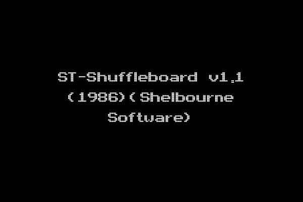 ST-Shuffleboard v1.1 (1986)(Shelbourne Software)