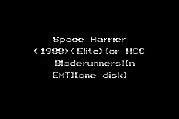 Space Harrier (1988)(Elite)[cr HCC - Bladerunners][m EMT][one disk]