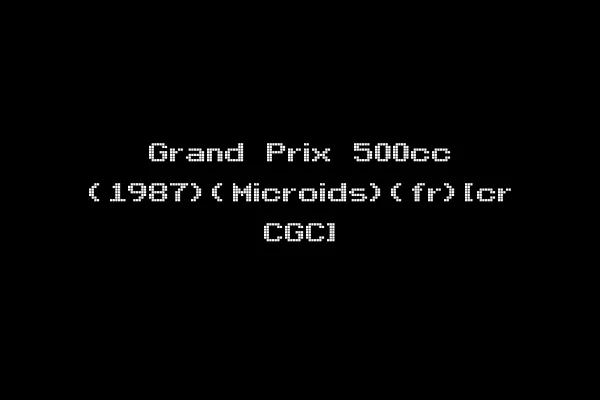 Grand Prix 500cc (1987)(Microids)(fr)[cr CGC]