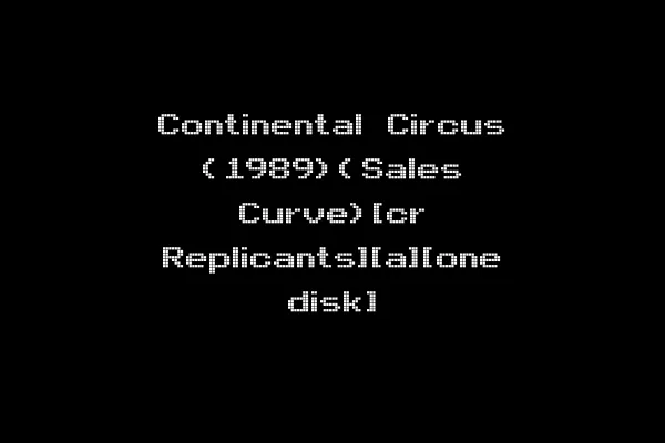 Continental Circus (1989)(Sales Curve)[cr Replicants][a][one disk]