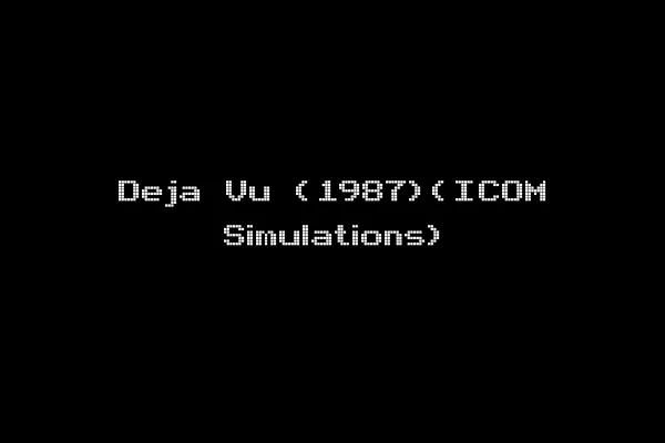 Deja Vu (1987)(ICOM Simulations)