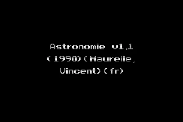 Astronomie v1.1 (1990)(Maurelle, Vincent)(fr)