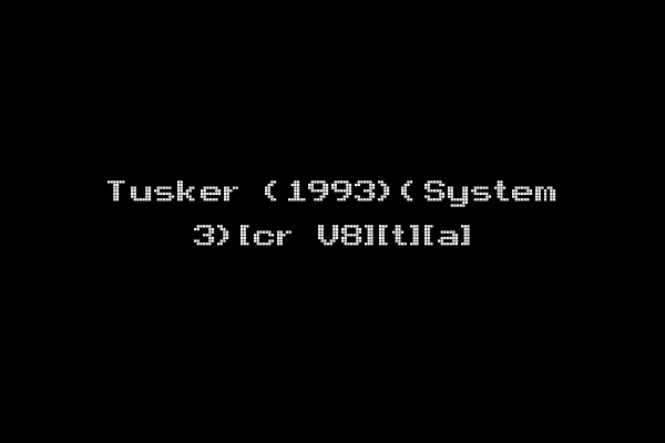 Tusker (1993)(System 3)[cr V8][t][a]