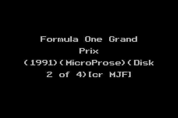 Formula One Grand Prix (1991)(MicroProse)(Disk 2 of 4)[cr MJF]