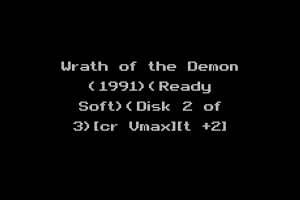 Wrath of the Demon (1991)(Ready Soft)(Disk 2 of 3)[cr Vmax][t +2]