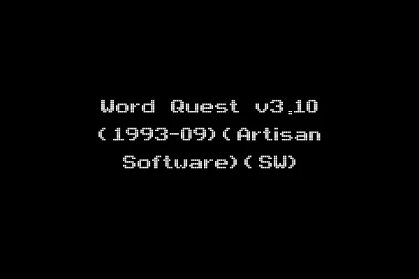 Word Quest v3.10 (1993-09)(Artisan Software)(SW)