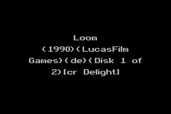 Loom (1990)(LucasFilm Games)(de)(Disk 1 of 2)[cr Delight]