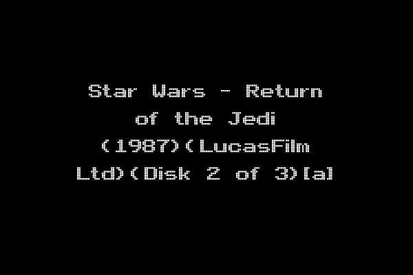 Star Wars - Return of the Jedi (1987)(LucasFilm Ltd)(Disk 2 of 3)[a]