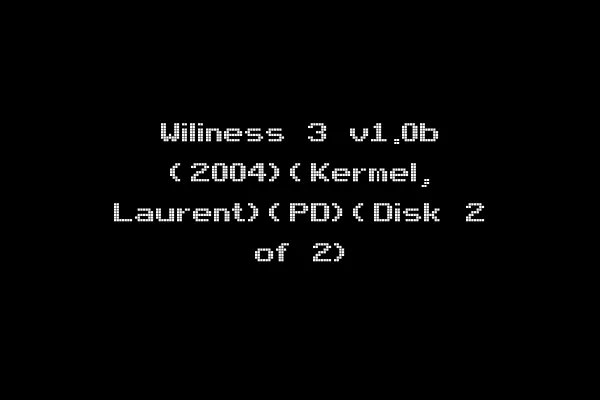 Wiliness 3 v1.0b (2004)(Kermel, Laurent)(PD)(Disk 2 of 2)