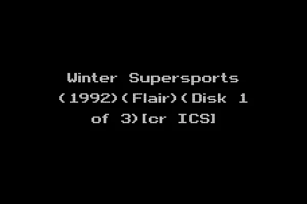 Winter Supersports (1992)(Flair)(Disk 1 of 3)[cr ICS]