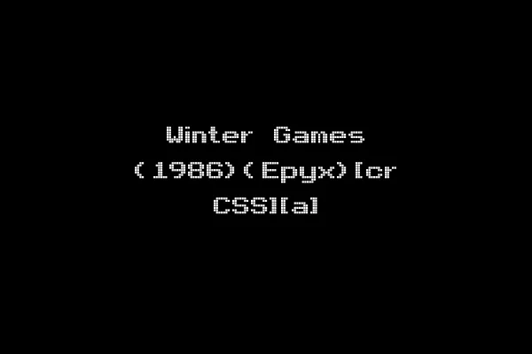 Winter Games (1986)(Epyx)[cr CSS][a]