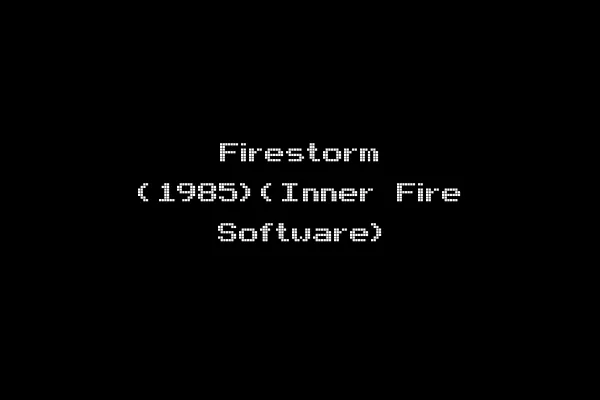 Firestorm (1985)(Inner Fire Software)