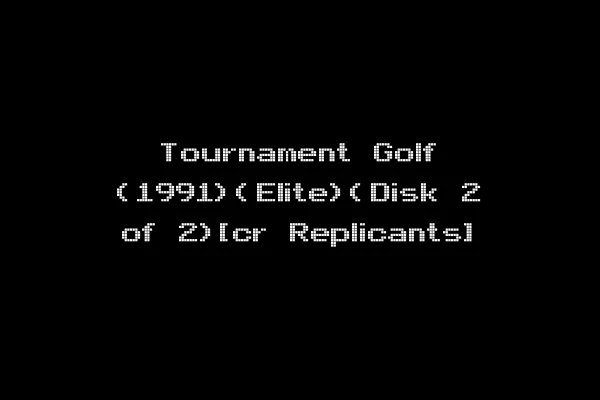 Tournament Golf (1991)(Elite)(Disk 2 of 2)[cr Replicants]