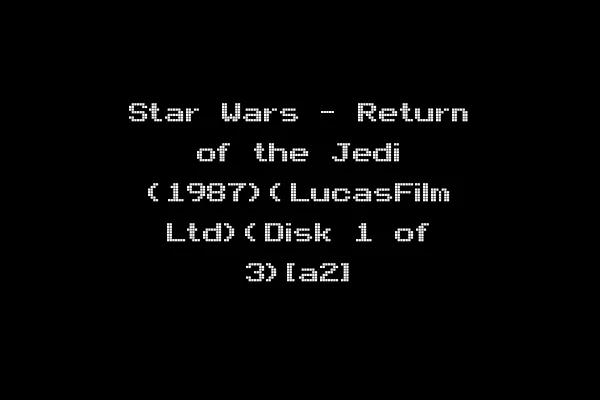 Star Wars - Return of the Jedi (1987)(LucasFilm Ltd)(Disk 1 of 3)[a2]
