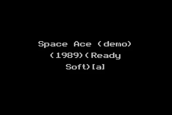 Space Ace (demo) (1989)(Ready Soft)[a]