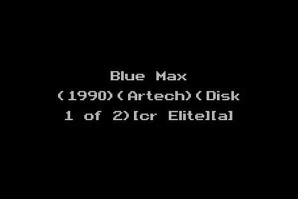 Blue Max (1990)(Artech)(Disk 1 of 2)[cr Elite][a]