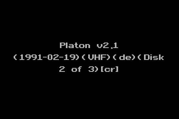 Platon v2.1 (1991-02-19)(VHF)(de)(Disk 2 of 3)[cr]