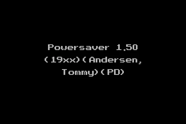 Powersaver 1.50 (19xx)(Andersen, Tommy)(PD)