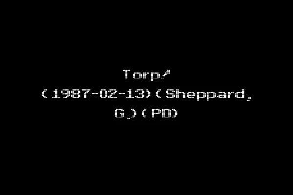 Torp! (1987-02-13)(Sheppard, G.)(PD)