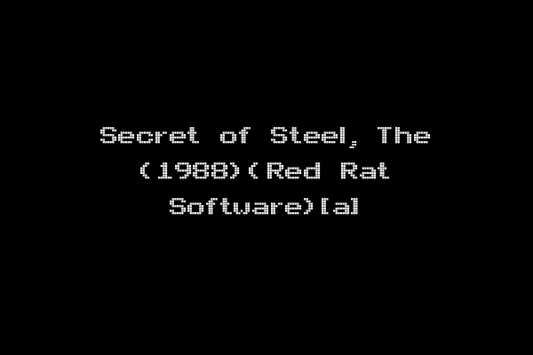 Secret of Steel, The (1988)(Red Rat Software)[a]