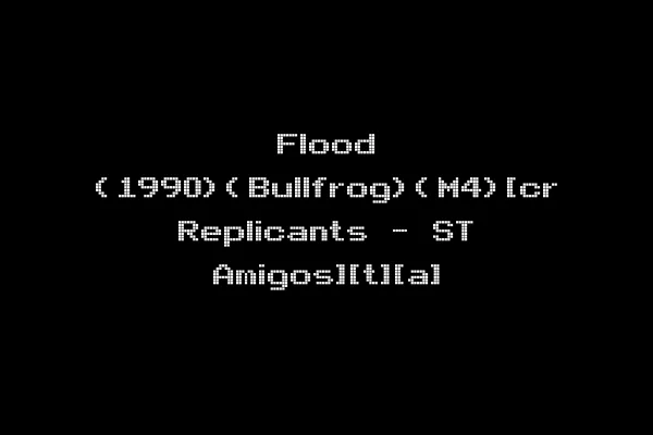 Flood (1990)(Bullfrog)(M4)[cr Replicants - ST Amigos][t][a]