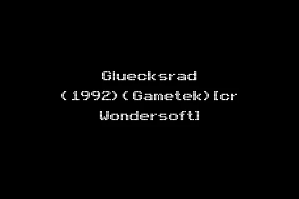 Gluecksrad (1992)(Gametek)[cr Wondersoft]
