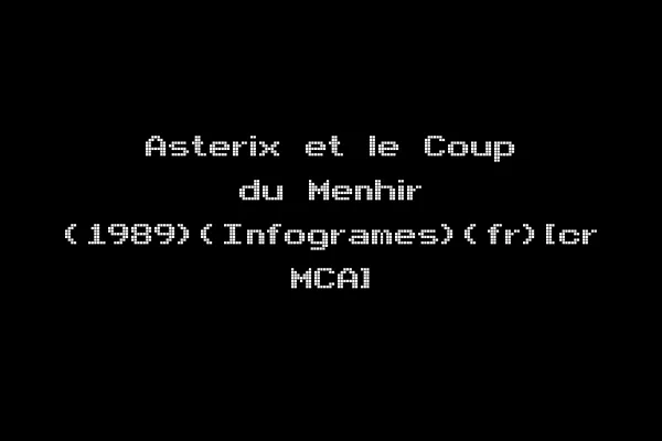 Asterix et le Coup du Menhir (1989)(Infogrames)(fr)[cr MCA]