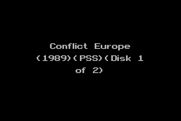 Conflict Europe (1989)(PSS)(Disk 1 of 2)