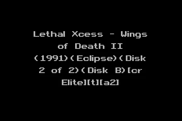 Lethal Xcess - Wings of Death II (1991)(Eclipse)(Disk 2 of 2)(Disk B)[cr Elite][t][a2]