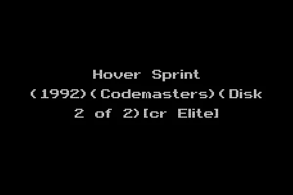 Hover Sprint (1992)(Codemasters)(Disk 2 of 2)[cr Elite]