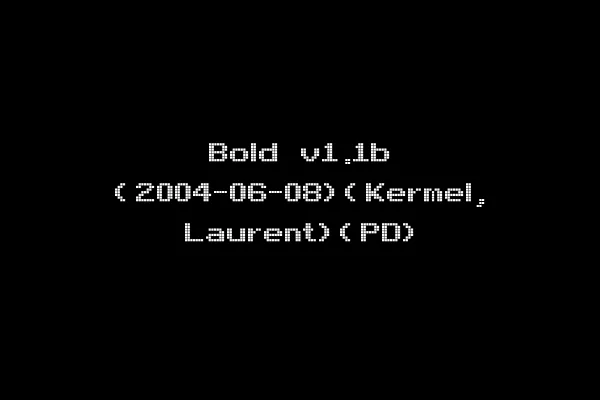 Bold v1.1b (2004-06-08)(Kermel, Laurent)(PD)