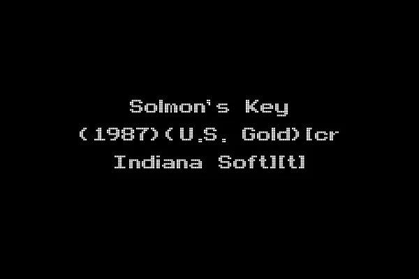 Solmon's Key (1987)(U.S. Gold)[cr Indiana Soft][t]