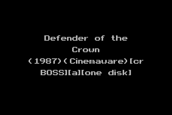 Defender of the Crown (1987)(Cinemaware)[cr BOSS][a][one disk]