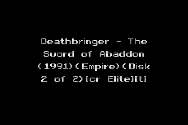 Deathbringer - The Sword of Abaddon (1991)(Empire)(Disk 2 of 2)[cr Elite][t]
