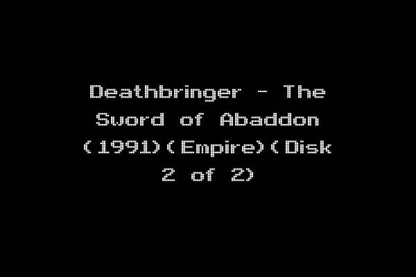Deathbringer - The Sword of Abaddon (1991)(Empire)(Disk 2 of 2)
