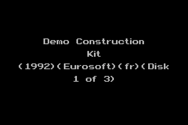 Demo Construction Kit (1992)(Eurosoft)(fr)(Disk 1 of 3)