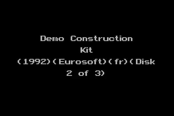 Demo Construction Kit (1992)(Eurosoft)(fr)(Disk 2 of 3)