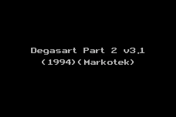 Degasart Part 2 v3.1 (1994)(Markotek)