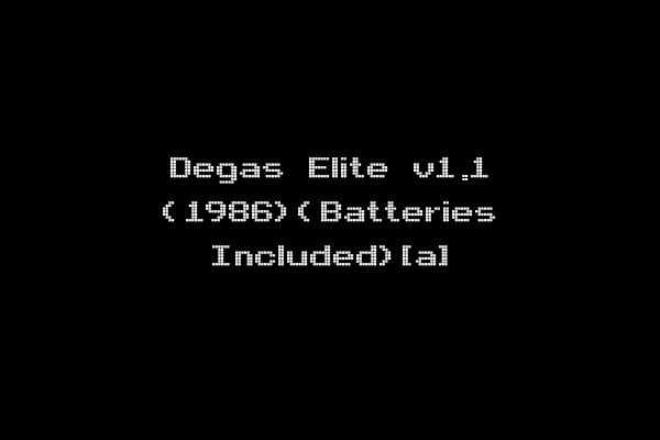 Degas Elite v1.1 (1986)(Batteries Included)[a]